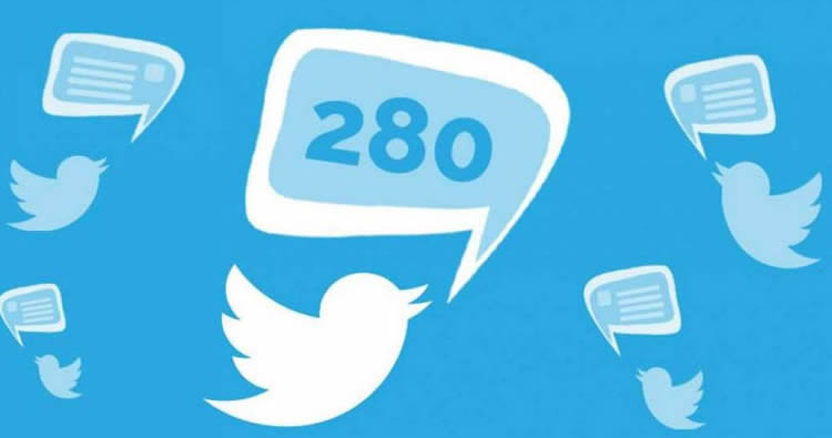 img twitter permite 280 caracteres