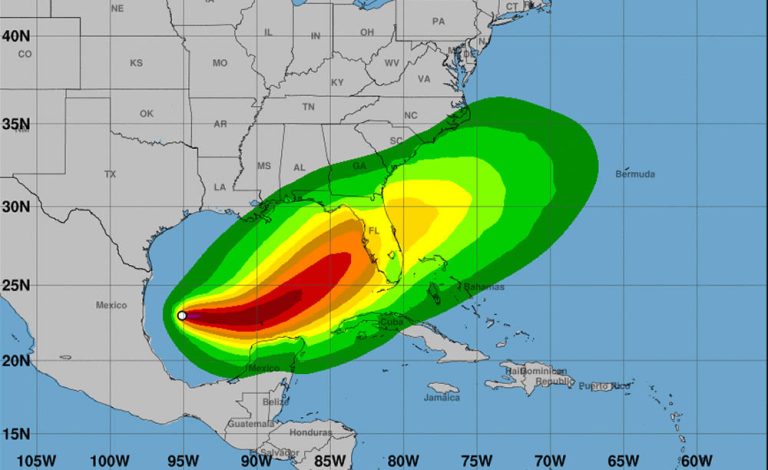 Trayectoria Tormenta Tropical Milton