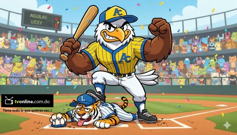 Aguilas blanquean al licey 4-0