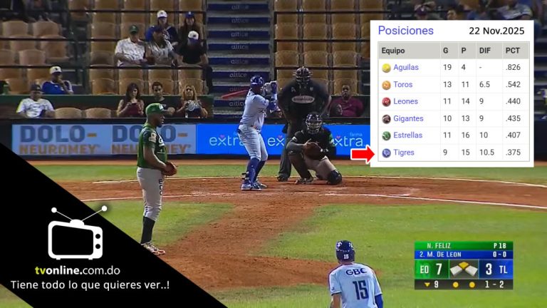 Resultados Estrellas vs Licey 22-11-2025