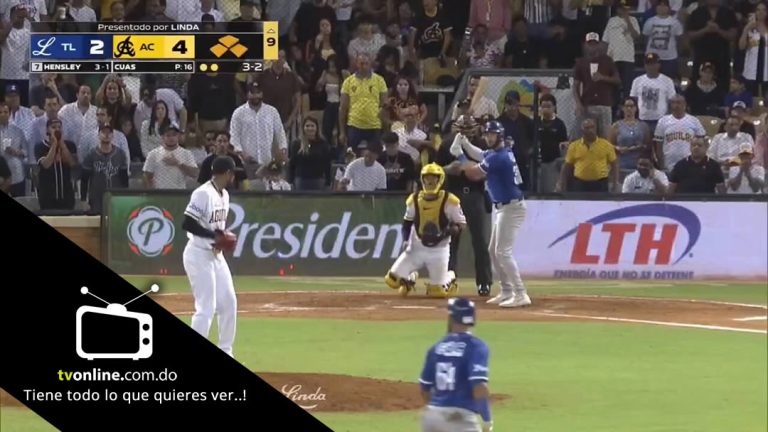Águilas Cibaeñas vencen al Licey apoyadas en brillante apertura de⠀Jorge Tavárez